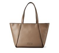 Shopper MARC O'POLO "aus einer Lederalternative aus recyceltem Polyester", Damen, Gr. B/H/T: 46cm x 27cm x 13cm, faded braun, Polyester, unifarben, Taschen Shopper (12609248-0) faded braun