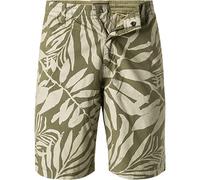 Marc O'Polo Shorts Herren Regular Fit Baumwolle grün, 38