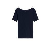 T-Shirt MARC O'POLO "mit U-Boot-Ausschnitt" Gr. XXS, blau Damen Shirts (67586762-XXS) blau