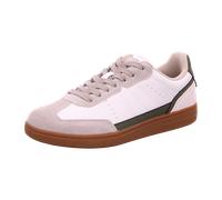 Sneaker MARC O'POLO "Marc O'Polo Sneaker Leder", Herren, Gr. 43, weiß, grau, Leder, Schuhe Sneaker (21080511-43) weiß, grau