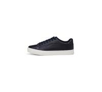 Sneaker MARC O'POLO "Bodil", Herren, Gr. 42, dunkelblau, Leder, unifarben, Basic, Schuhe Sneaker, Schnürschuh, Halbschuh, Freizeitschuh mit Memory Foam (85384142-42) dunkelblau