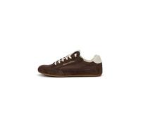 Sneaker MARC O'POLO "aus leichtem Material-Mix", Herren, Gr. 36, burnt coffee, Obermaterial: 90% Leder (Rind), 10% Polyamid, unifarben, Schuhe Sneaker (21197329-36) burnt coffee