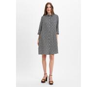 Marc O'Polo Sommerkleid aus Leinen Damen schwarz, 40