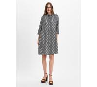 Marc O'Polo Sommerkleid aus Leinen Damen schwarz, 44