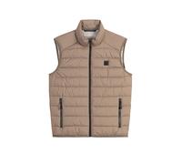 Marc O'Polo Steppweste Herren Stehkragen Mikrofaser beige, L