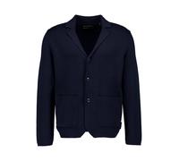 Marc O'Polo Strick-Sakko Herren Regular Fit Baumwolle blau, XXL