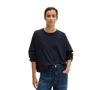 Strickpullover MARC O'POLO "aus weicher Merinowolle", Damen, Gr. M, martime blau, Obermaterial: 98% Schurwolle, 2% Polyamid, unifarben, Rundhals, Pullover Strickpullover (86337740-M) martime blau