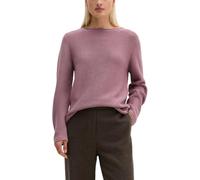Strickpullover MARC O'POLO "regular aus Organic Cotton", Damen, Gr. S, rosa (gentle mauve), Strick, Obermaterial: 100% Baumwolle, regular fit normal, Rundhals, Rippbündchen, Pullover Strickpullover (2