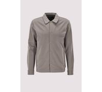 Sweatjacke MARC O'POLO "aus reiner Bio-Baumwolle", Herren, Gr. XL, grau (graphite dust), Obermaterial: 68% Baumwolle, 17% Polyester, 15% Elasthan, unifarben, regular fit, Manschette, Sweatjacken Sweat