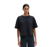 Marc O'Polo Loose Fit T-Shirt aus Baumwoll-Mix in Dunkelblau, Größe XS