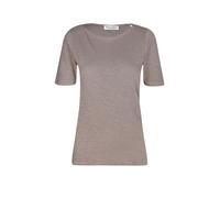 Marc O'Polo Slim Fit T-Shirt aus reiner Baumwolle in Taupe, Größe L
