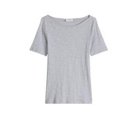 Marc O'Polo Slim Fit T-Shirt aus reiner Baumwolle in Hellgrau, Größe XL