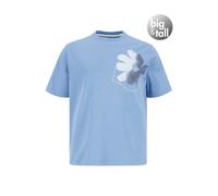 Marc O'Polo T-Shirt Herren Kurzarm Rundhals Baumwolle blau, 4XL