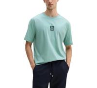 T-Shirt MARC O'POLO "aus reiner Bio-Baumwolle", Jungen, Gr. S, grün (midnight moss), Obermaterial: 100% Baumwolle, unifarben, Basic, regular fit, Shirts T-Shirt (21590969-S) midnight moss