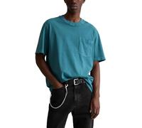 Marc OߴPolo Denim Herren T-Shirt aus Bio-Baumwolle Relaxed Fit, Blau (North Sea), L