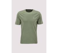 T-Shirt MARC O'POLO "aus reiner Bio-Baumwolle", Herren, Gr. L, grün (sage grün), Obermaterial: 100% Baumwolle, unifarben, Basic, regular fit, Rundhals, normaler Saum, Shirts T-Shirt (13031440-L) sage