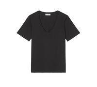 V-Shirt MARC O'POLO, Damen, Gr. XL, schwarz, Jersey, Obermaterial: 100% Baumwolle, V-Ausschnitt, Shirts (97557234-XL) schwarz