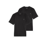 Marc O'Polo T-Shirts im 2er-Pack Herren Baumwolle schwarz, XXXL