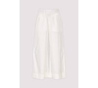 Marc O'Polo DENIM Relaxed Fit Culotte aus reiner Baumwolle in Offwhite, Größe XS