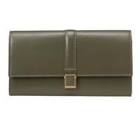Geldbörse MARC O'POLO "aus edlem Rindleder", Damen, grün (schwarz mossy olive), Leder, unifarben, Kleinlederwaren (75483755-0) schwarz mossy olive