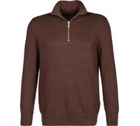 Marc O'Polo Troyer Herren Slim Fit Baumwolle braun, XXL