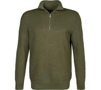 Marc O'Polo Troyer Herren Slim Fit Baumwolle grün, 3XL