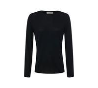 Marc O'Polo Wollpullover Damen Wolle schwarz, L