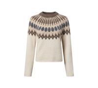 Pullover, longsleeve, round-neck, fair isle FAIR ISLE / WHITE COTTON XS FAIR ISLE / WHITE COTTON