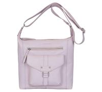 Marc Peter Melbourne Damen Schultertasche I Damen handtasche aus Nappaleder I Vintage Umhängetasche (Rosa)