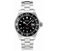 Marcello C. Tridente Modell 2040.4 GMT mit schwarzem Zifferblatt