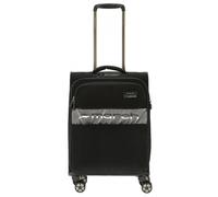March Mosaic 4-Rad Trolley 55cm 2,20kg 34/44l erweiterbar recyceltes Polyester schwarz Schwarz