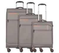 March15 Trading Silhouette 4 Rollen Kofferset 3-teilig mit Dehnfalte grau