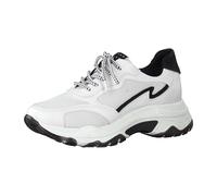 Marco Tozzi 2-2-23707-34/110 WHITE/BLACK Sportliche Schnürer FS 2020 für Damen, weiß, Größe 38 EU