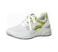 Marco Tozzi 2-2-23747-34/153 WHITE/YELL. M. Sportliche Schnürer FS 2020 für Damen, weiß, Größe 40 EU
