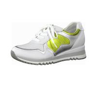 Marco Tozzi 2-2-23753-34/153 WHITE/YELL. M. Sportliche Schnürer FS 2020 für Damen, weiß, Größe 36 EU