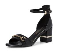 Marco Tozzi 2-2-28306-28/085 BLACK/GOLD Riemchensandalen FS 2022 für Damen, schwarz, Größe 36 EU