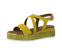 Marco Tozzi 2-2-28740-24/656 SAFFRON COMB Keilsandaletten FS 2020 für Damen, gelb, Größe 39 EU