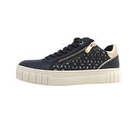 Marco Tozzi Damen Sneaker M2370142 Vegan, Wechselfußbett, weiches Innenfutter Schwarz Größe 39 EU