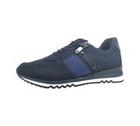 Marco Tozzi Damen Sneaker flach mit Schnürsenkeln Freizeit, Blau (Dk.Navy Comb), 41 EU