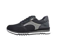 Marco Tozzi Damen Sneaker flach mit Reißverschluss Sportlich, Schwarz (Black Comb), 36 EU