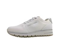 MARCO TOZZI Damen Sneaker flach Sportlich Bequem, Weiß (White Comb), 39 EU