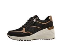 Marco Tozzi Damen Sneaker flach Low top Elegant Vegan, Braun (Mocca Comb), 42