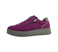 MARCO TOZZI Damen Plateau Sneaker mit Schnürsenkeln Freizeit, Rosa (Grape Comb), 38 EU