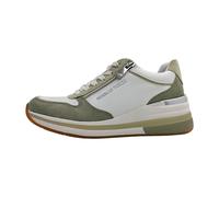 MARCO TOZZI Damen Sneaker weiches Feel Me Wechselfußbett weiches Innenfutter Stylisch, weiß (White/Matcha), 41 EU