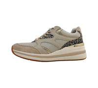 Marco Tozzi Damen Sneaker weiches Feel Me Wechselfußbett weiches Innenfutter Elastisch, beige (Cream Comb), 39 EU