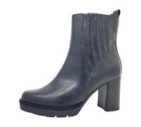 MARCO TOZZI Damen Chelsea Boots aus Kunstleder mit Absatz, Schwarz (Black), 36