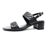 Marco Tozzi Damenschuhe Riemchensandalen BLACK BLACK - Gr. - 39