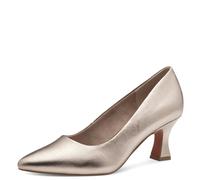 Marco Tozzi Damen-Pumps Platinum – spitz, vegan, Beige – Größe 40