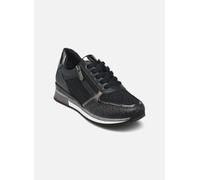 Marco Tozzi Damen Sneaker flach mit Schnürsenkeln Freizeit, Blau (Navy Comb), 37 EU
