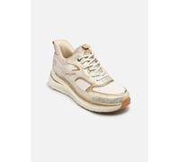Sneaker MARCO TOZZI "Marco Tozzi Sneaker Lederimitat/Textil", Damen, Gr. 38, dune, Lederimitat, Textil, Schuhe Sneaker (38220330-38) dune